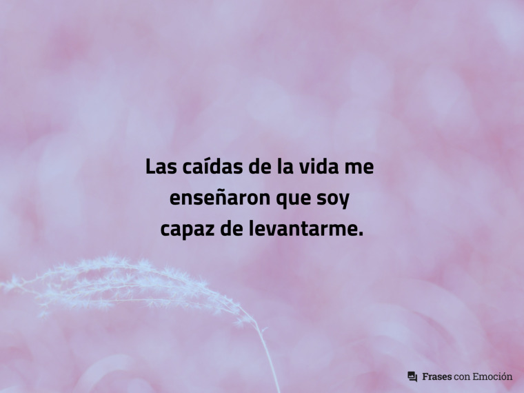 Las caídas de la vida me...