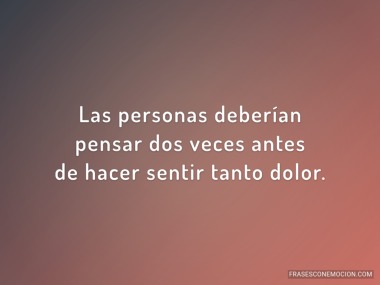 Las personas deberían...