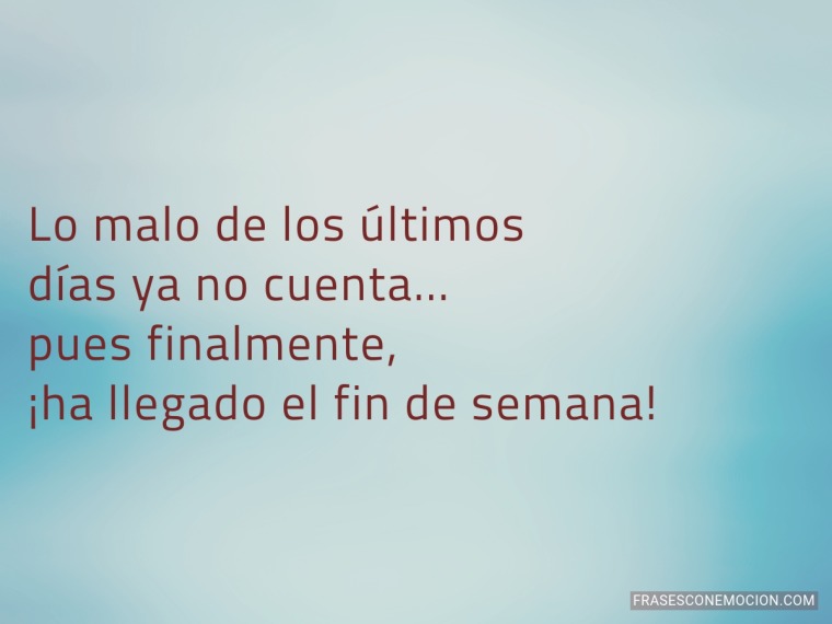 Lo malo de los últimos...