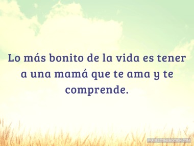 Lo más bonito de...