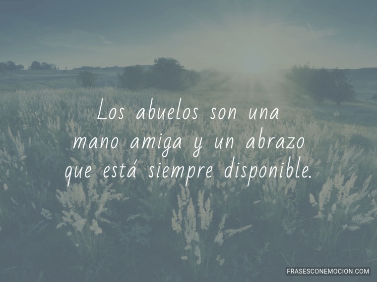 Los abuelos son...