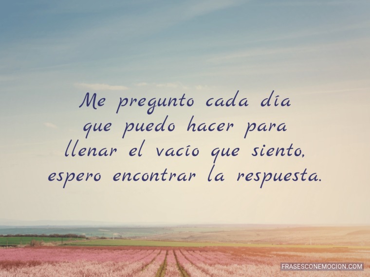 Me pregunto cada día...