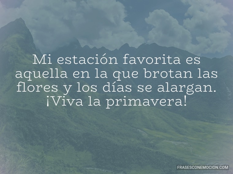 Mi estación favorita es...