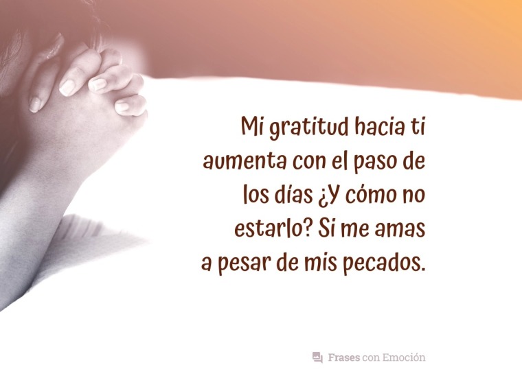 Mi gratitud hacia ti...