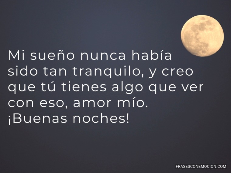 Mi sueño nunca había...