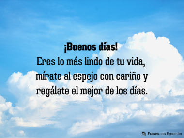 Mírate al espejo...