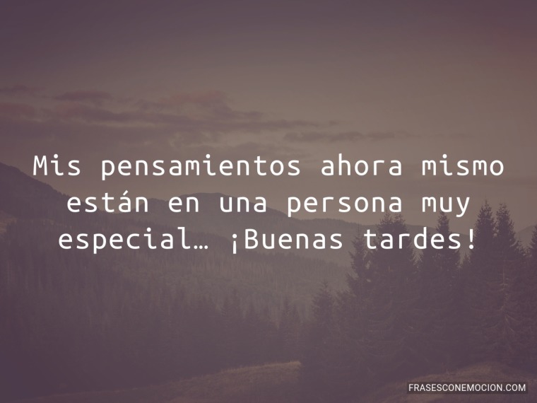 Mis pensamientos ahora mismo...