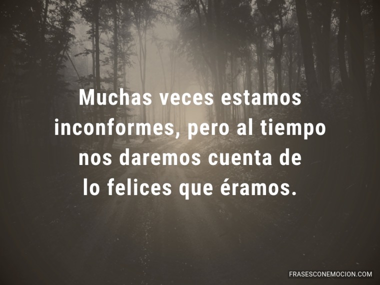Muchas veces...