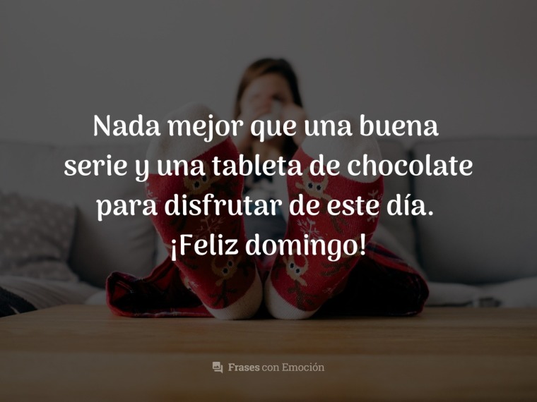 Nada mejor que una buena serie...