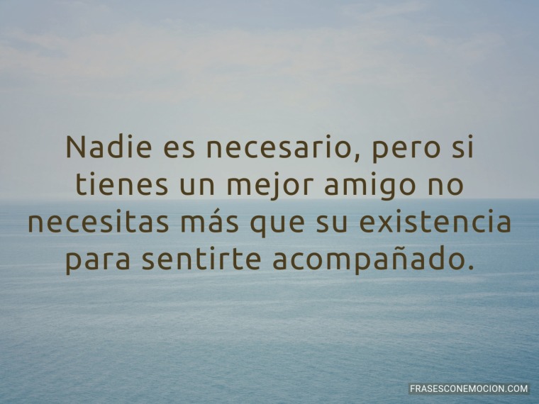 Nadie es necesario...