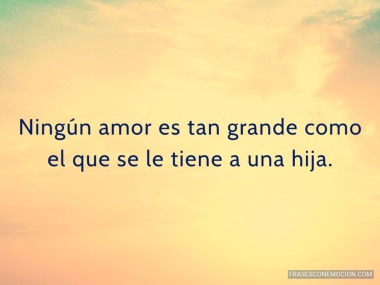 Ningún amor es tan grande...