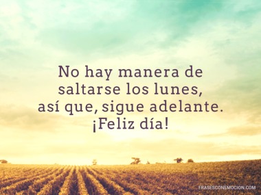 No hay manera...