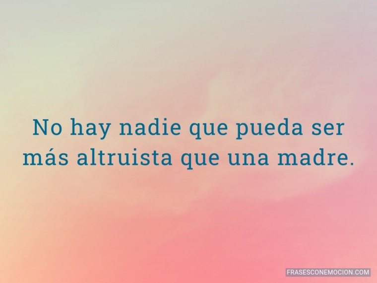 No hay nadie que pueda...