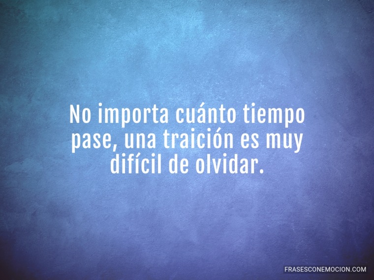 No importa cuánto tiempo...