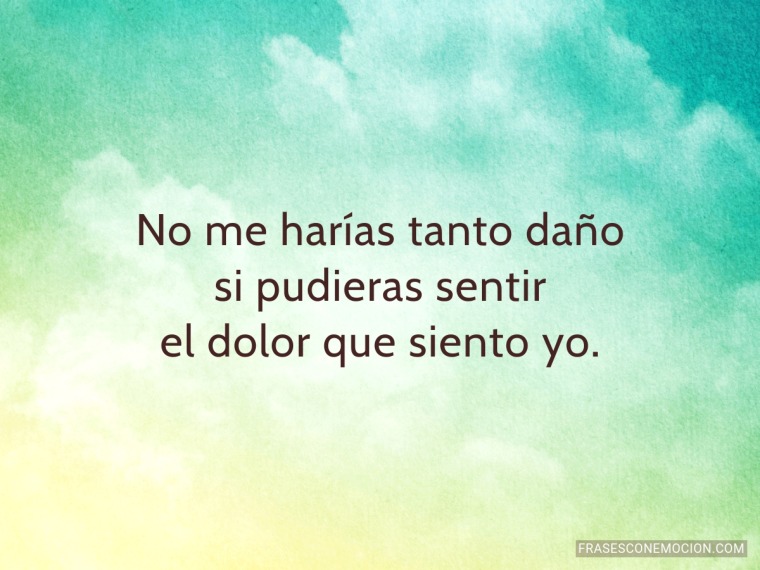 No me harías tanto...