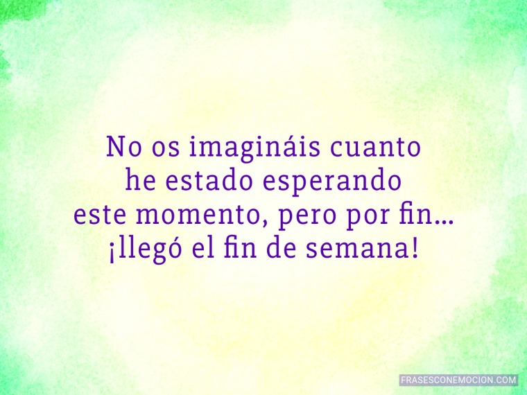 No os imagináis cuanto...