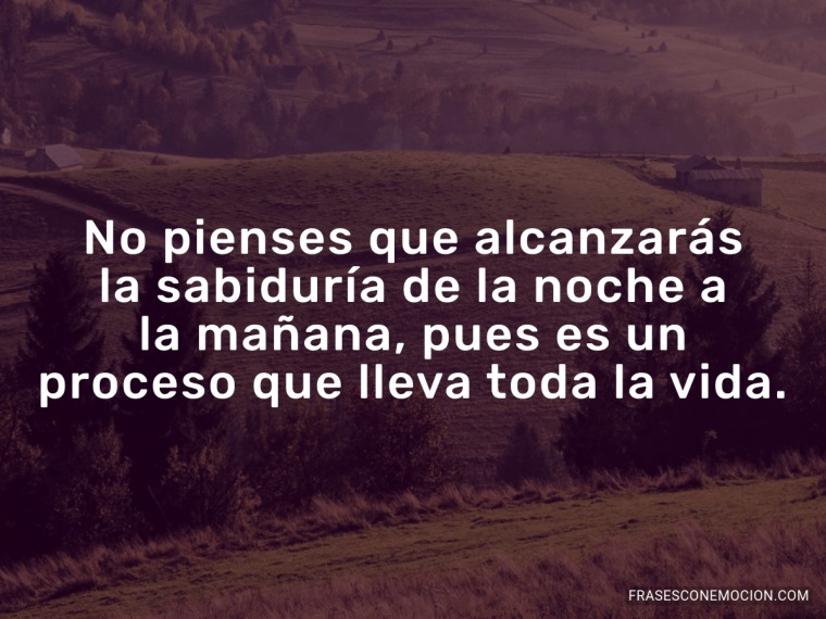 No pienses que alcanzarás...