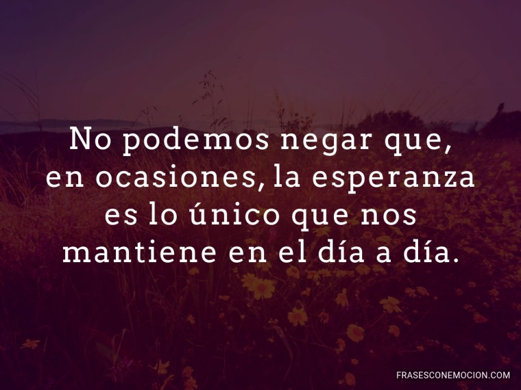 No podemos negar que...