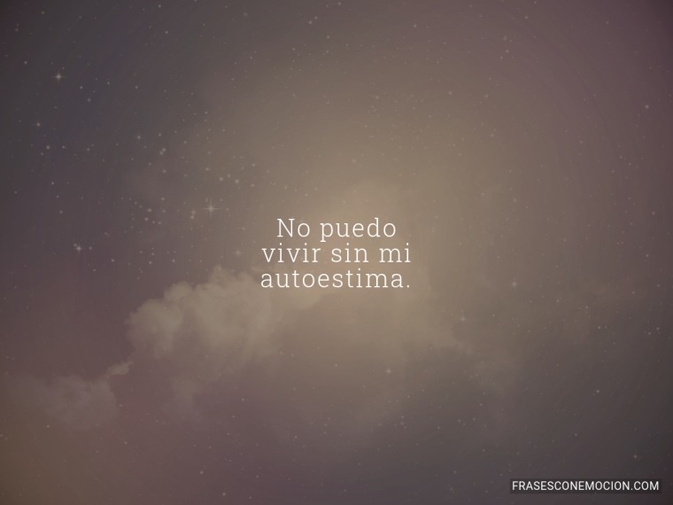 No puedo vivir...