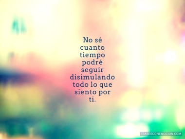 No sé cuanto tiempo...