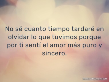 No sé cuanto tiempo tardaré...