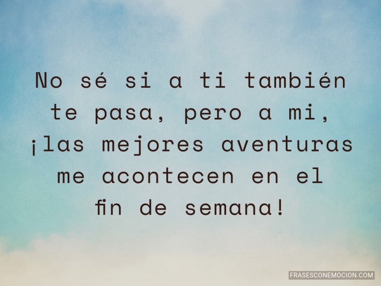 No sé si a ti también...