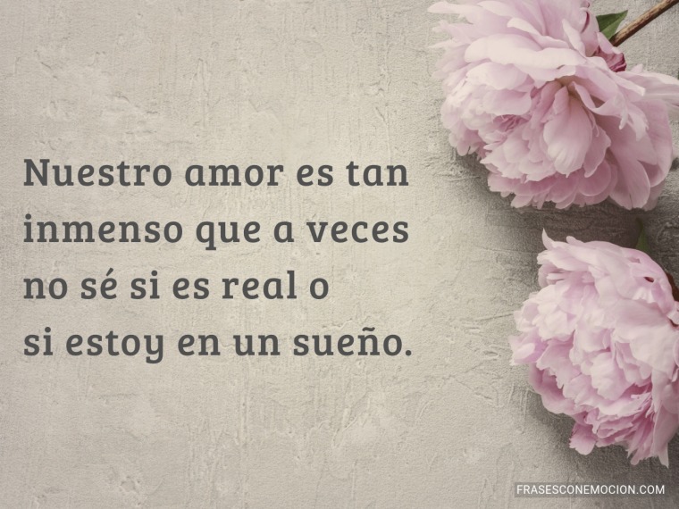 Nuestro amor es tan...