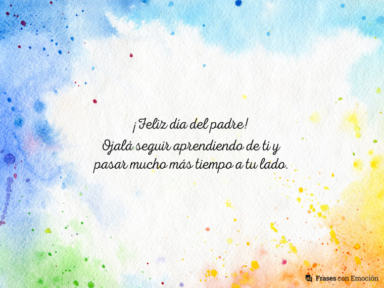 Ojalá seguir aprendiendo de ti...