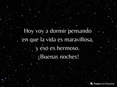 Pensando en que la vida...