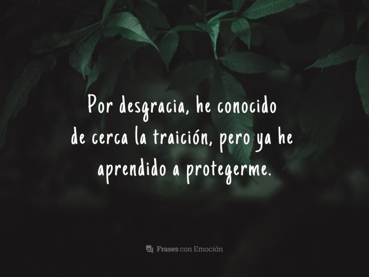 Por desgracia, he conocido de cerca...