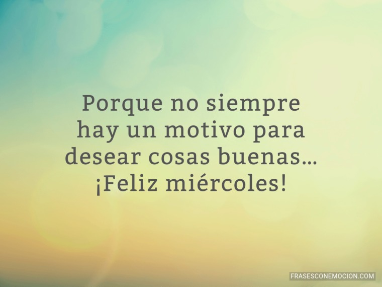 Porque no siempre...