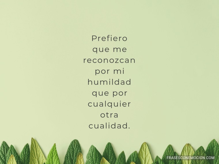 Prefiero que me reconozcan...