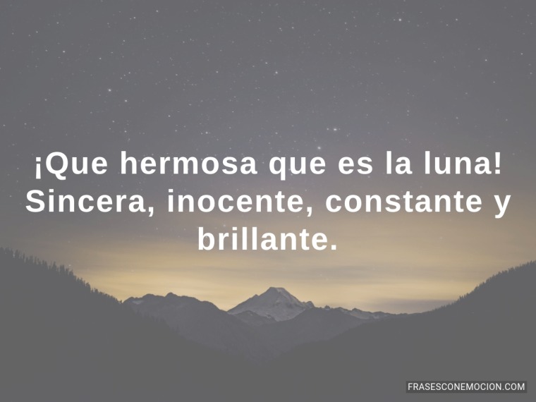 Que hermosa que es...