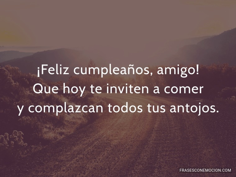 Que hoy te inviten...