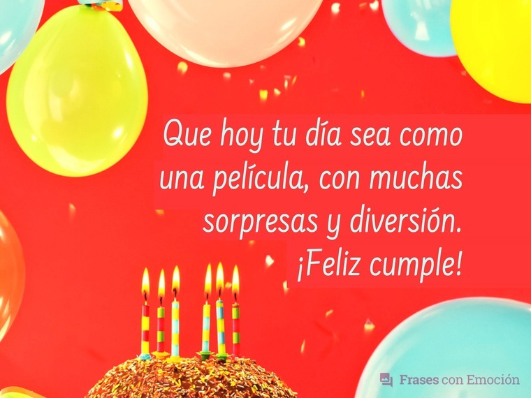 Que hoy tu día sea como una...