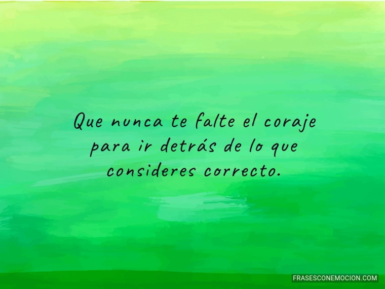 Que nunca te falte...