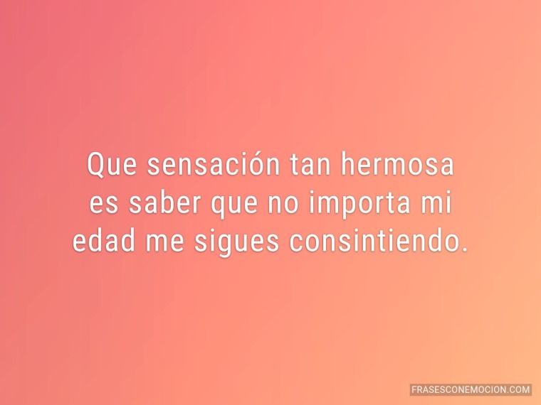 Que sensación tan hermosa...