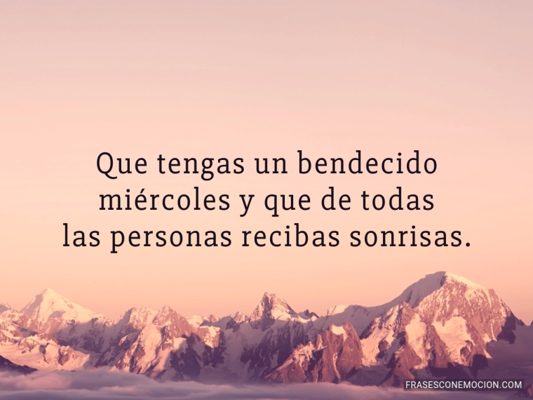 Que tengas un bendecido...