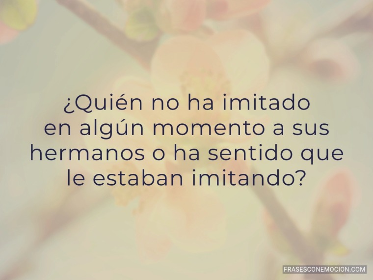 Quién no ha imitado...