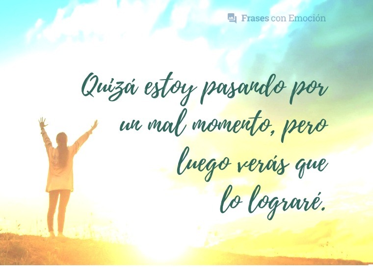 Quizá estoy pasando...