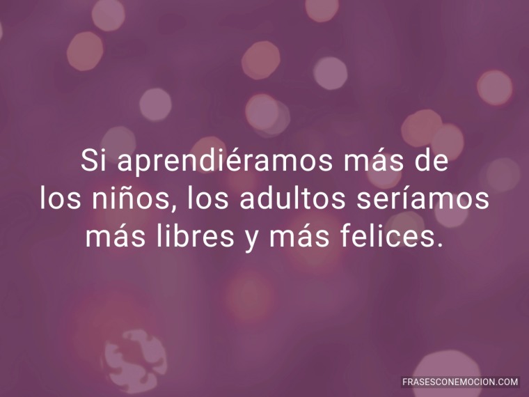 Si aprendiéramos más de...