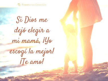 Si Dios me dejó elegir...
