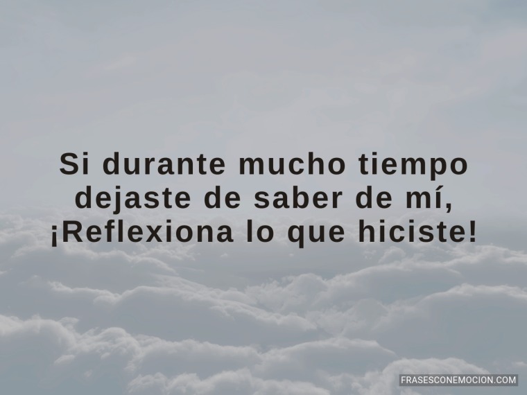 Si durante mucho tiempo...