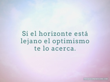 Si el horizonte está...