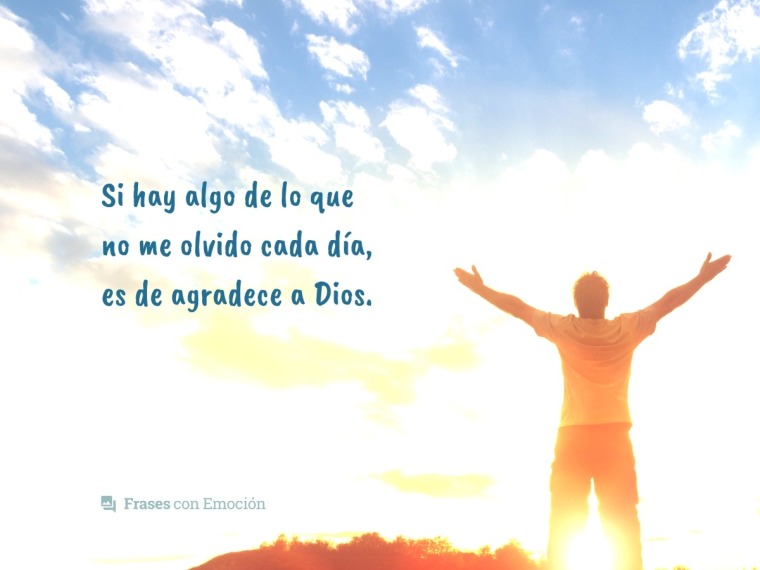 Si hay algo de lo que...