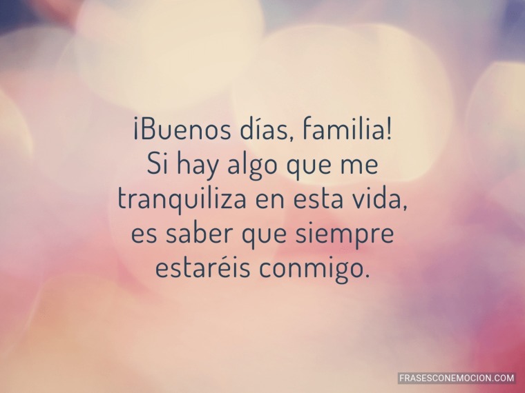 Si hay algo que me...