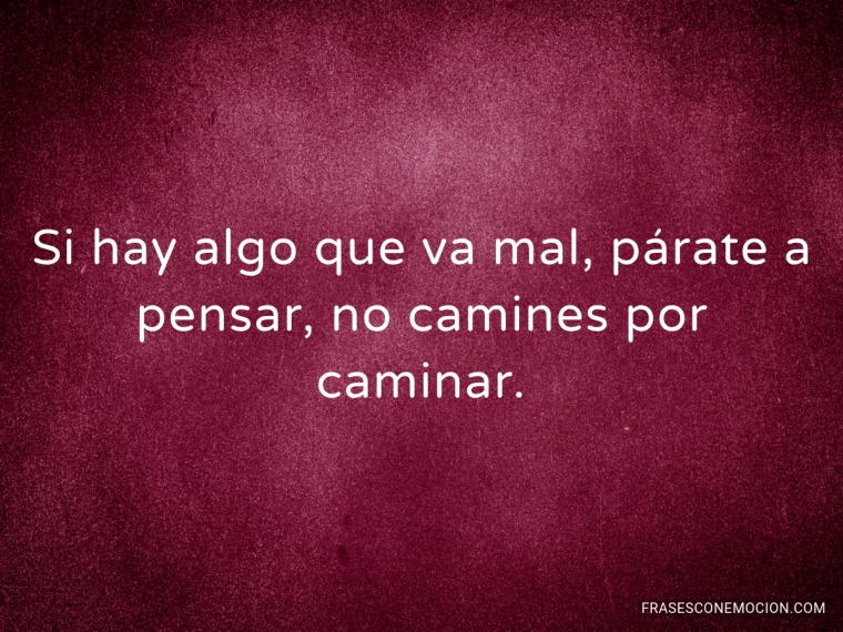 Si hay algo que va mal...