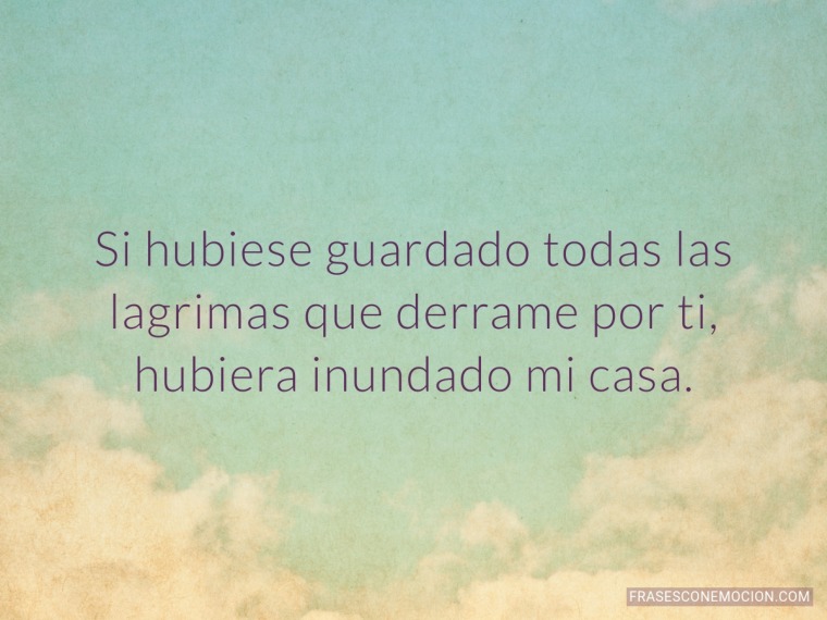 Si hubiese guardado todas...