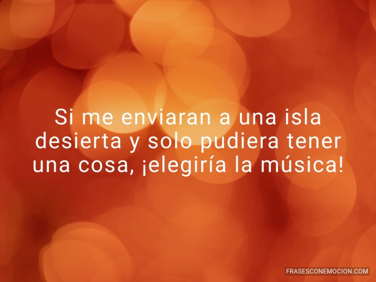 Si me enviaran a una isla...