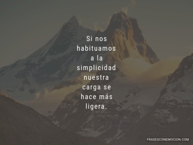Si nos habituamos...